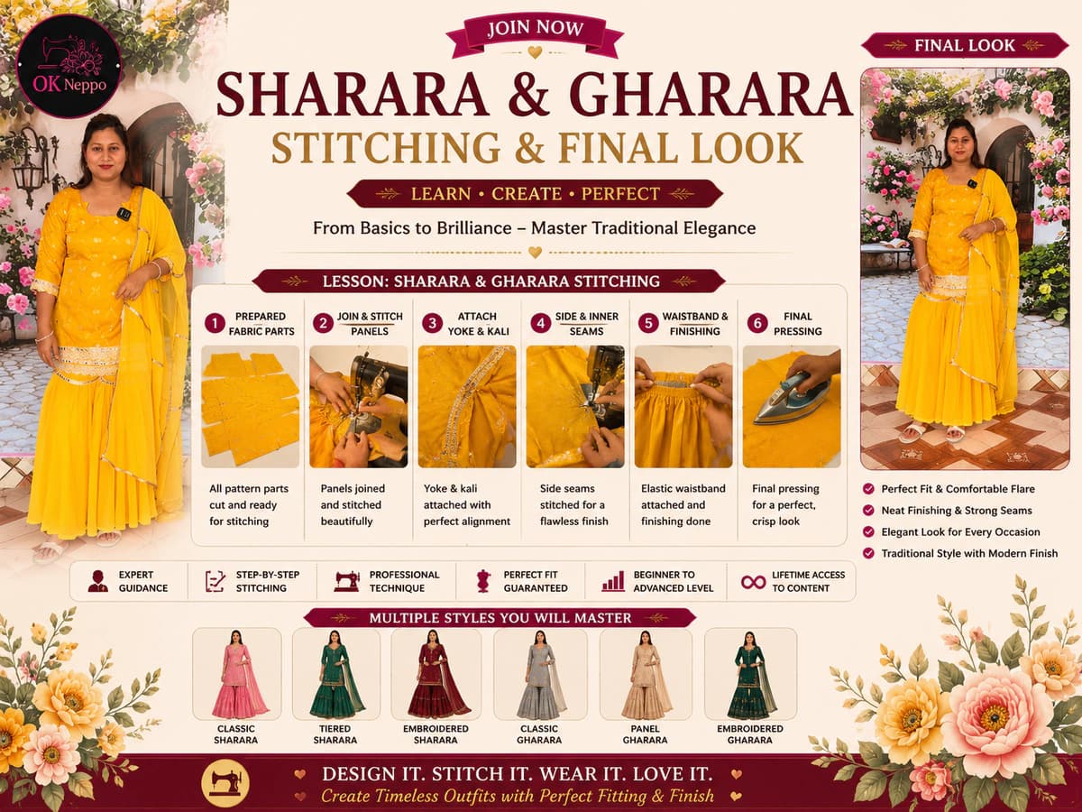 Gharara Stitching & Final Look