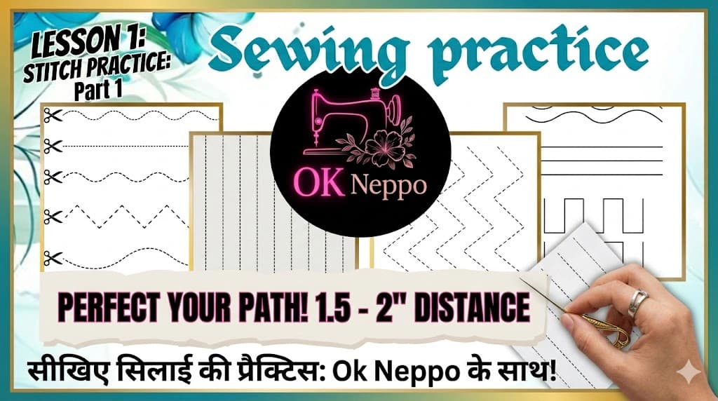 Sewing Practice Stiching - 1